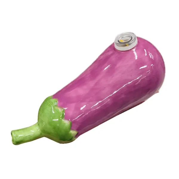 eggplant_ceramic_herb_bong_$45